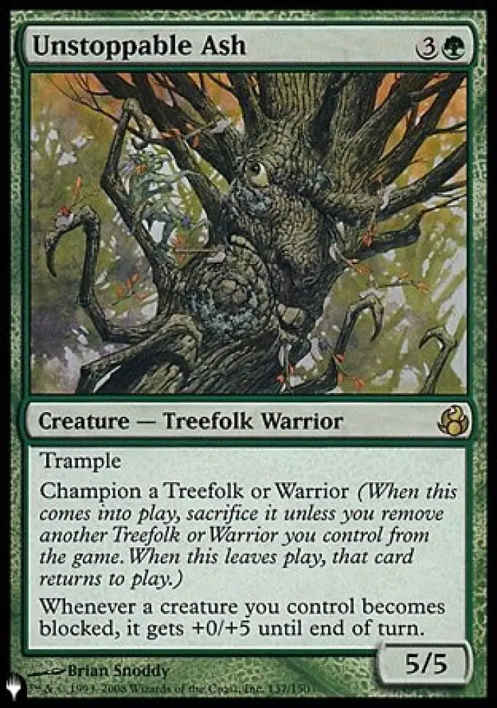 Unstoppable Ash [The List] - MTG Single