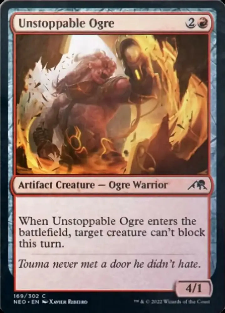 Unstoppable Ogre [Kamigawa: Neon Dynasty] - MTG Single