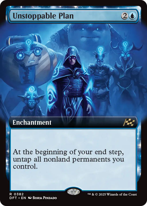Unstoppable Plan (Extended Art) [Aetherdrift] - MTG Single