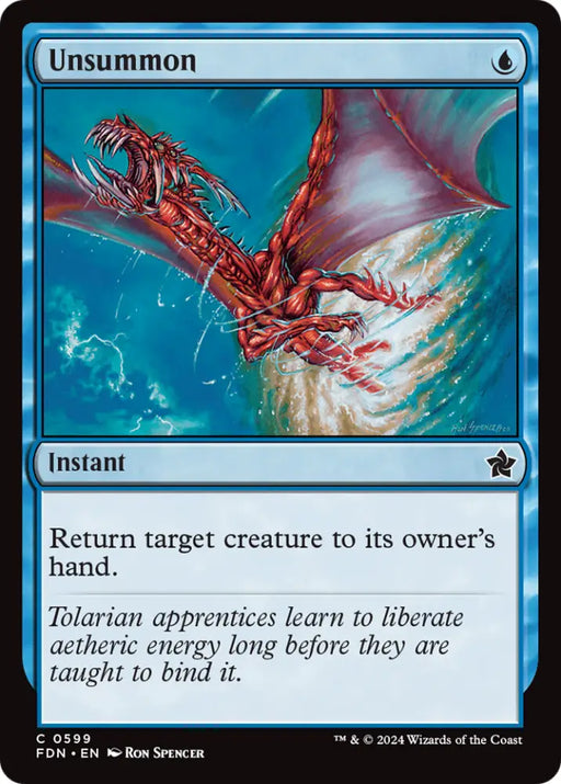 Unsummon [Foundations] - MTG Single