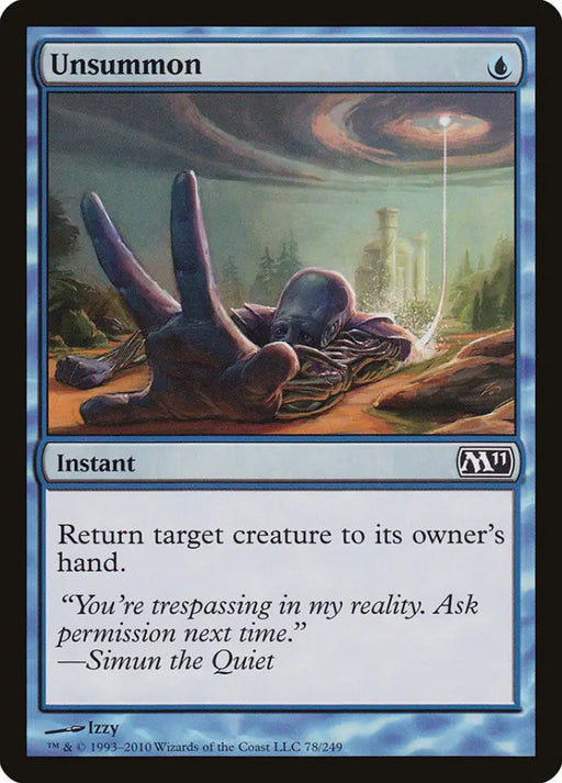 Unsummon [Magic 2011] - MTG Single