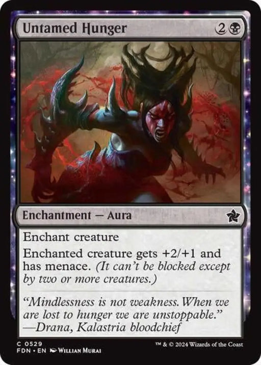 Untamed Hunger [Foundations] - MTG Single
