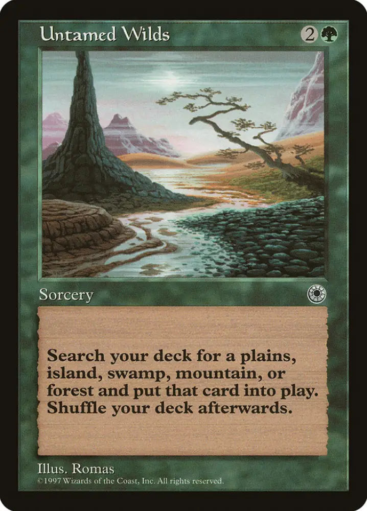 Untamed Wilds [Portal] - MTG Single