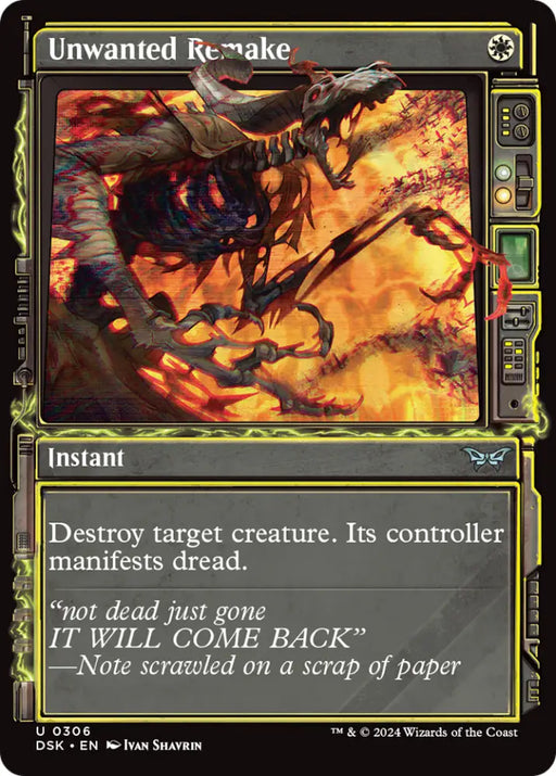 Unwanted Remake (Showcase) [Duskmourn: House of Horror] - MTG Single