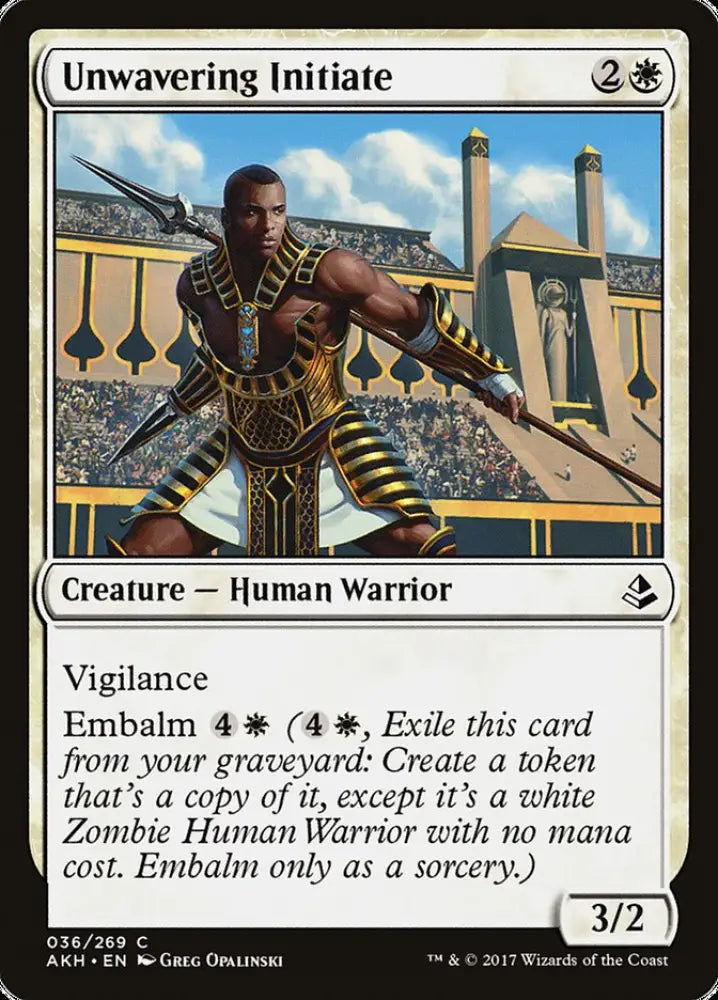 Unwavering Initiate [Amonkhet] - MTG Single