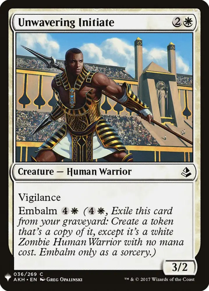 Unwavering Initiate [Mystery Booster] - MTG Single