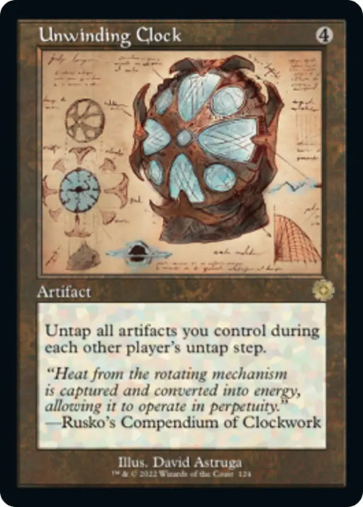 Unwinding Clock (Retro Schematic) [The Brothers’ War Retro Artifacts] - MTG Single