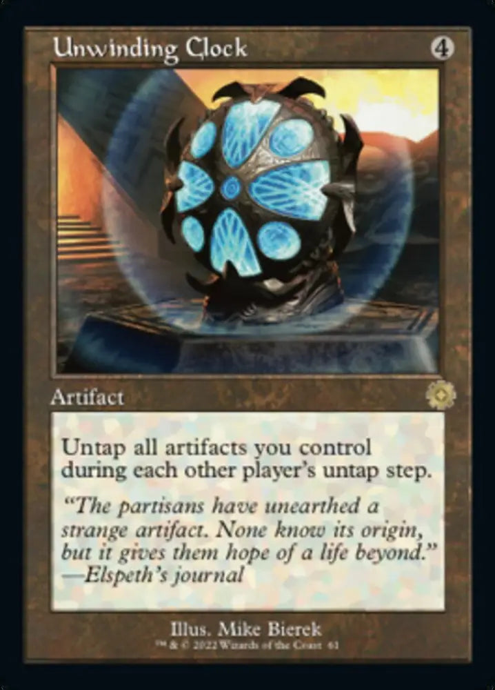 Unwinding Clock (Retro) [The Brothers’ War Retro Artifacts] - MTG Single
