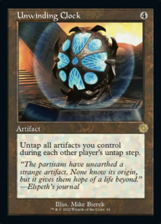 Unwinding Clock (Retro) [The Brothers’ War Retro Artifacts] - MTG Single