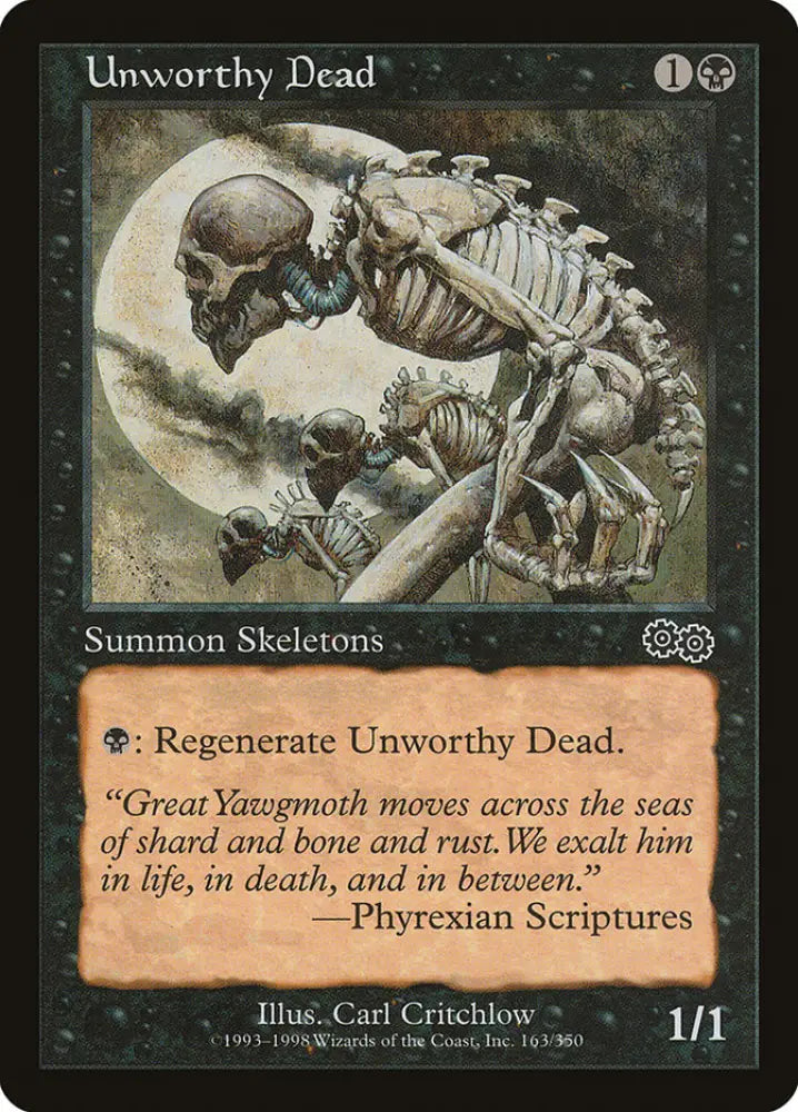Unworthy Dead [Urza’s Saga] - MTG Single