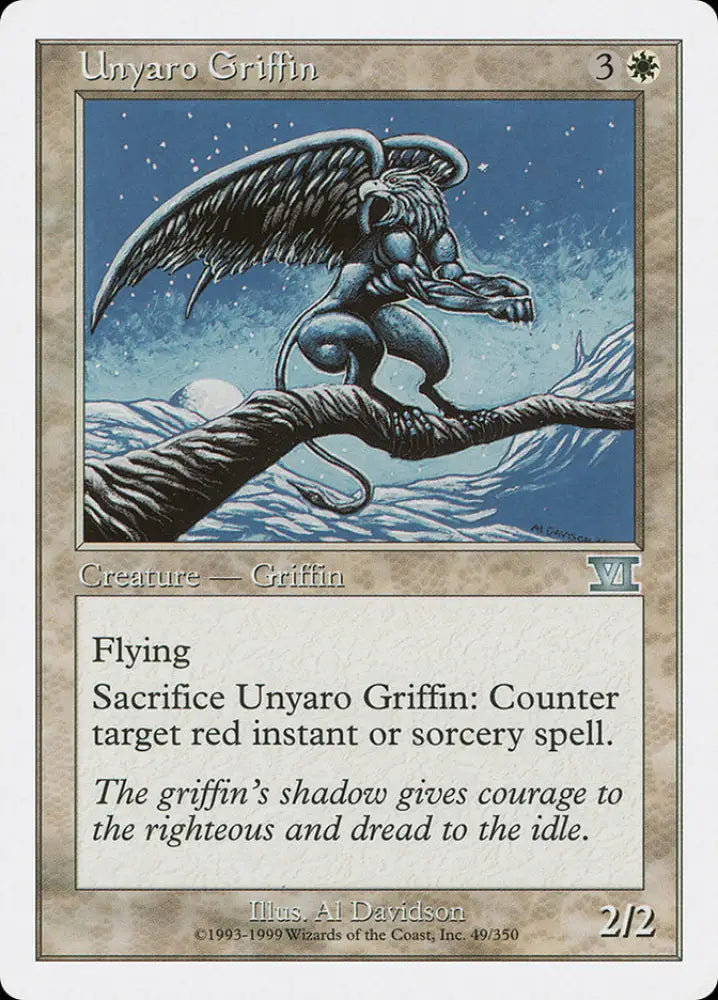Unyaro Griffin [Classic Sixth Edition] - MTG Single