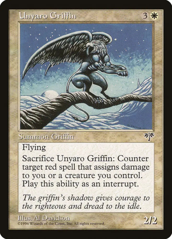 Unyaro Griffin [Mirage] - MTG Single