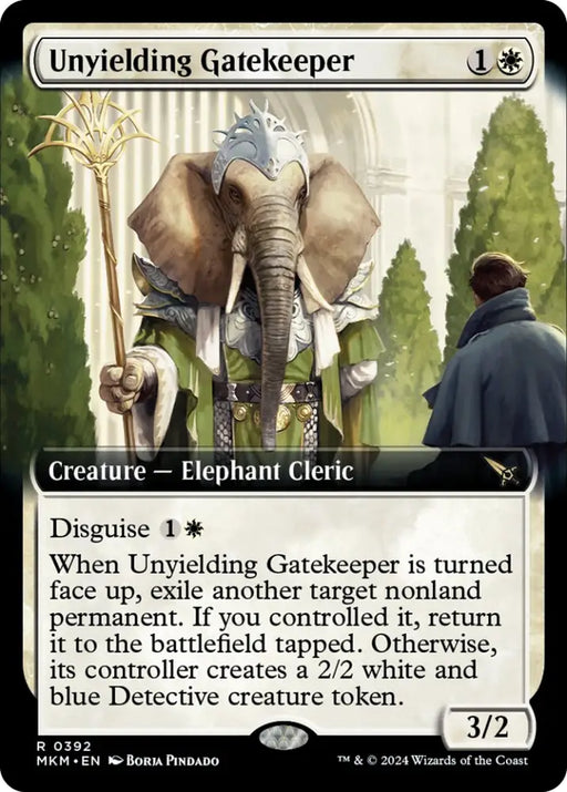 Unyielding Gatekeeper (Extended Art) [Murders at Karlov Manor] - MTG Single