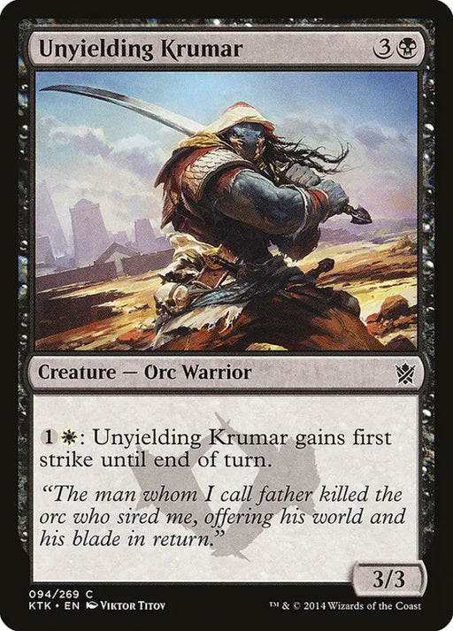 Unyielding Krumar [Khans of Tarkir] - MTG Single