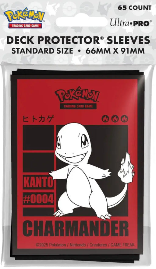 UP D-Pro Pokemon Charmander 2025 65ct - Accessoire