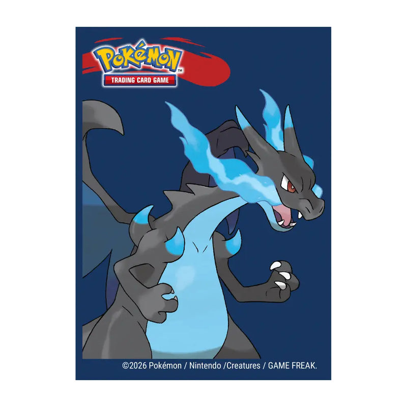 UP D-Pro Pokemon Mega Charizard X Sleeves 65ct - Accessoire