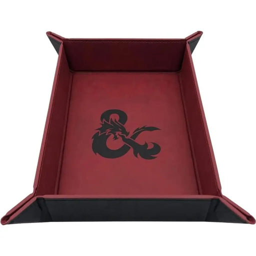UP Folding Dice Tray: Dungeons & Dragons Black & Red - Accessoire