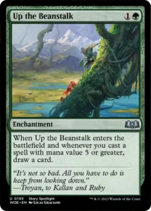 Up the Beanstalk [Wilds of Eldraine] - MTG Single