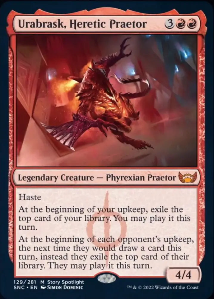 Urabrask Heretic Praetor [Streets of New Capenna] - MTG Single