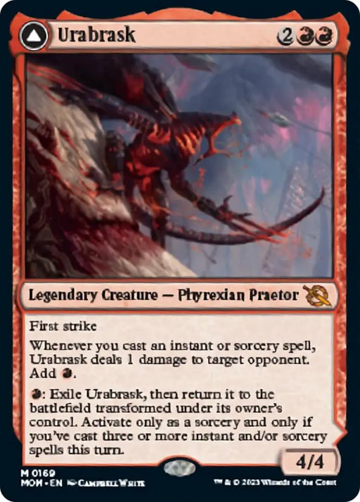 Urabrask // The Great Work [March of the Machine] - MTG Single