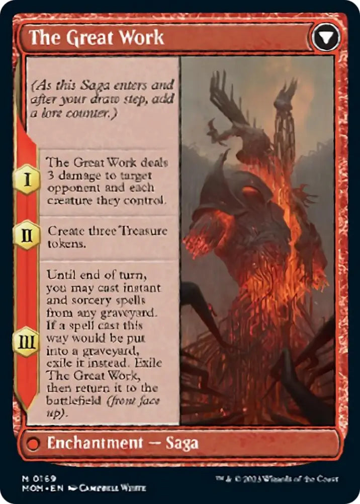 Urabrask // The Great Work [March of the Machine] - MTG Single