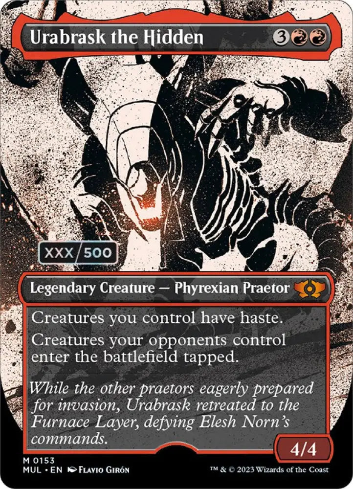 Urabrask the Hidden (Serialized) [Multiverse Legends] - MTG Single