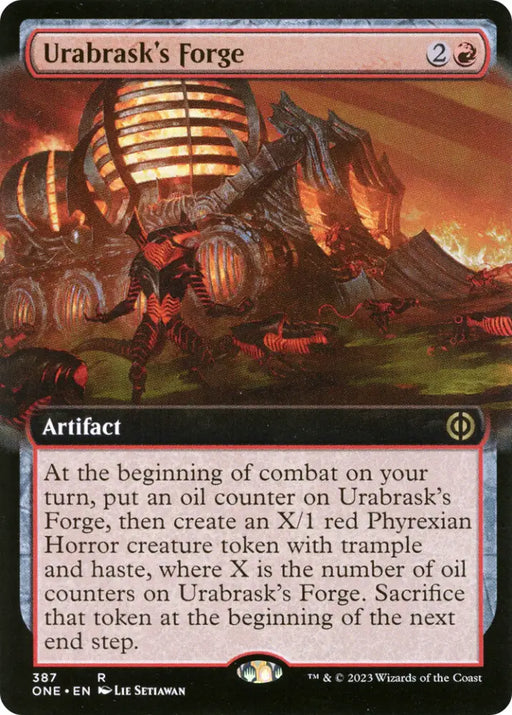 Urabrask’s Forge (Extended Art) [Phyrexia: All Will Be One] - MTG Single