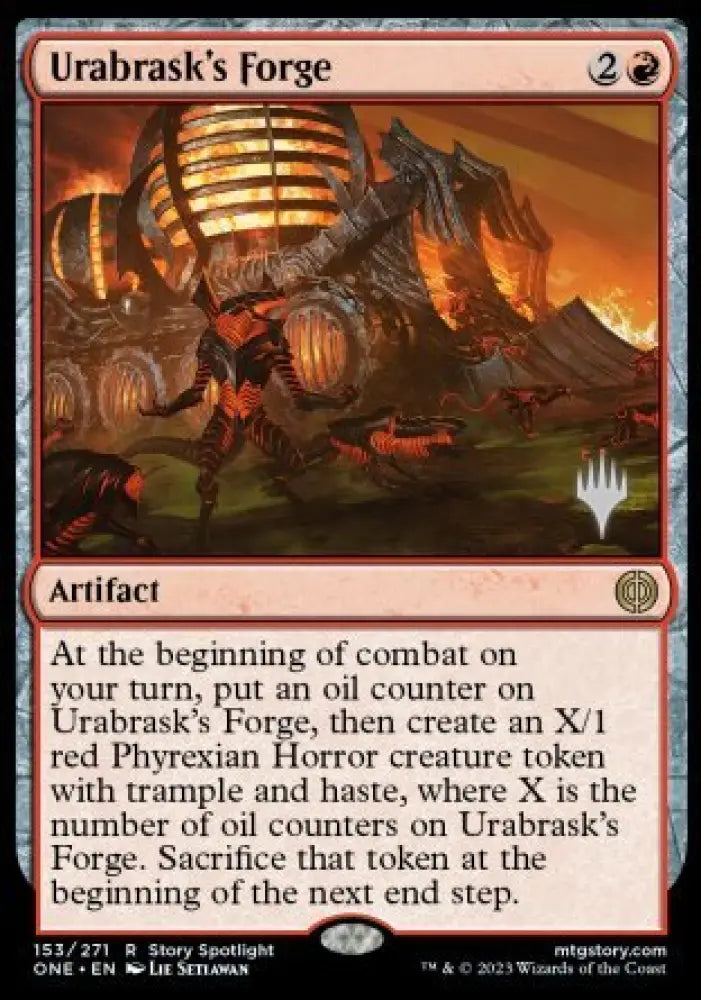 Urabrask’s Forge (Promo Pack) [Phyrexia: All Will Be One Promos] - MTG Single