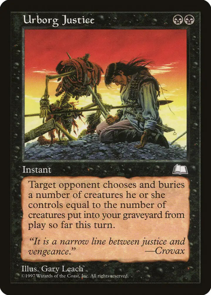 Urborg Justice [Weatherlight] - MTG Single