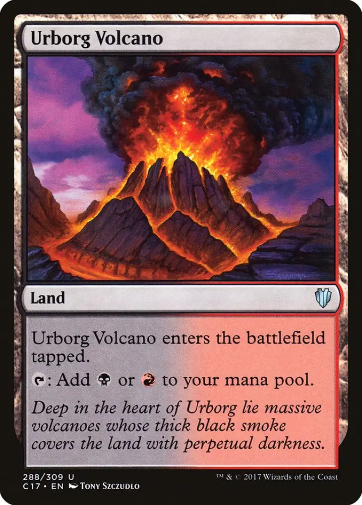 Urborg Volcano [Commander 2017] - MTG Single