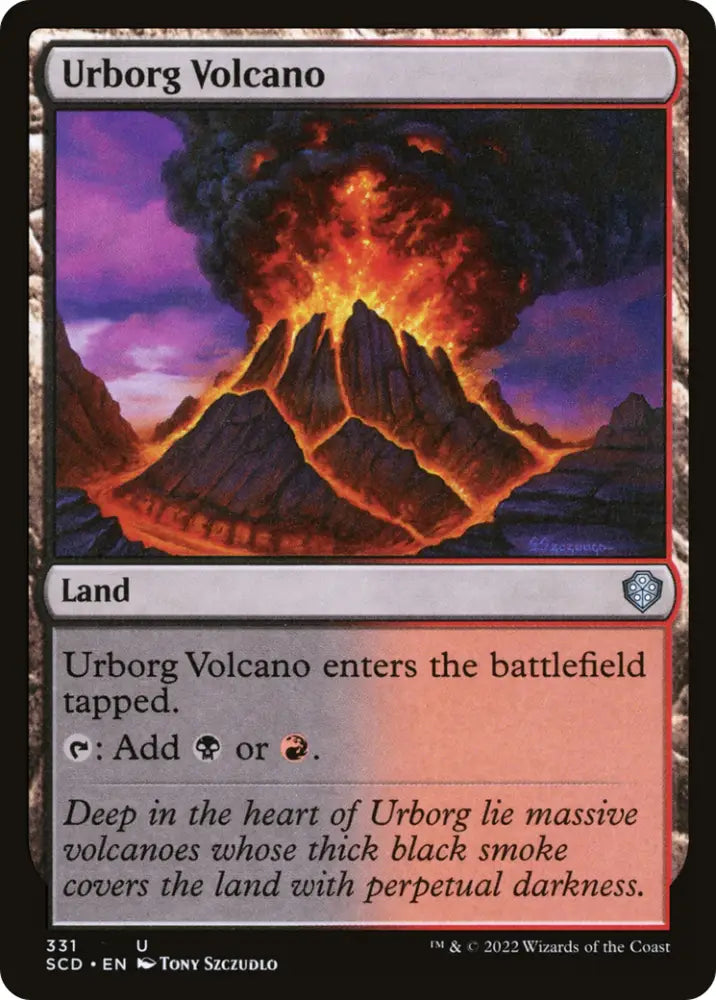 Urborg Volcano [Starter Commander Decks] - MTG Single