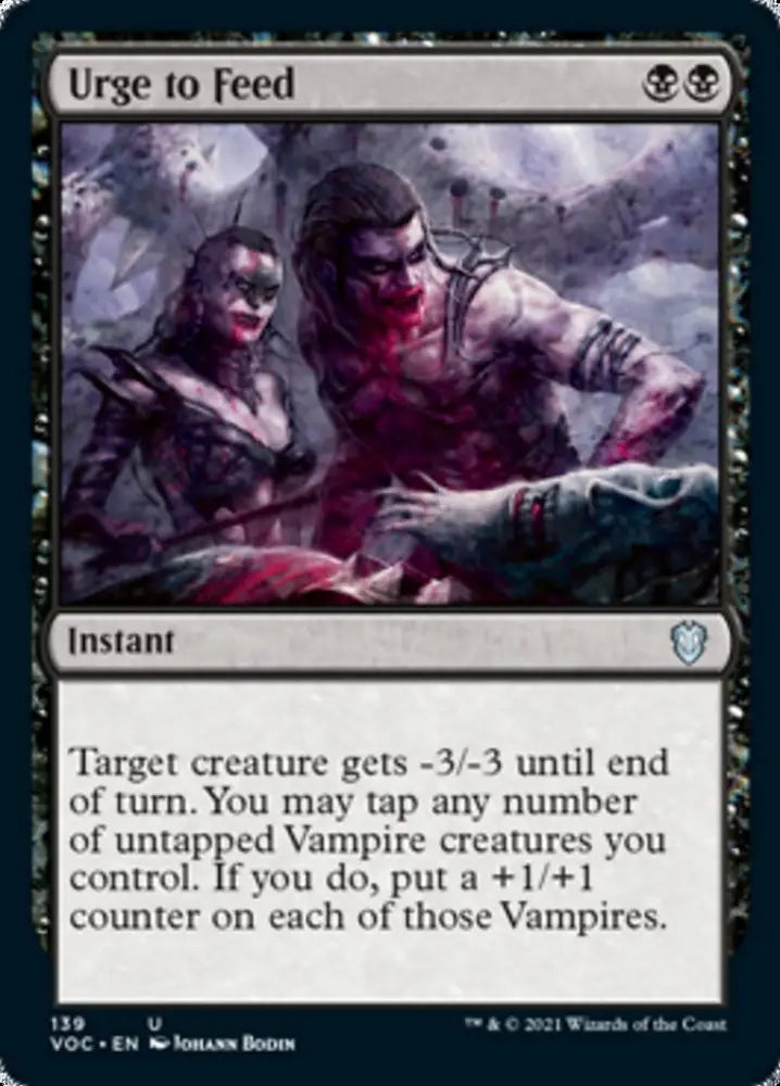 Urge to Feed [Innistrad: Crimson Vow Commander] - MTG Single