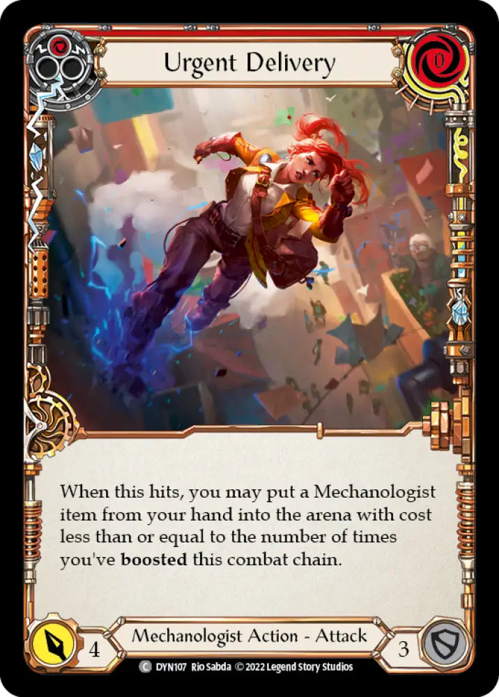 Urgent Delivery (Red) [Dynasty] - Flesh And Blood Single