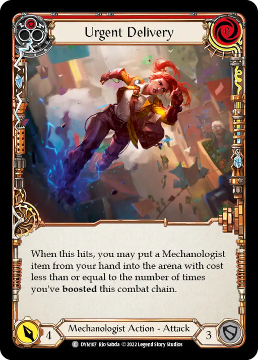 Urgent Delivery (Red) [Dynasty] - Flesh And Blood Single