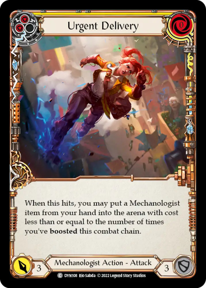 Urgent Delivery (Yellow) [Dynasty] - Flesh And Blood Single