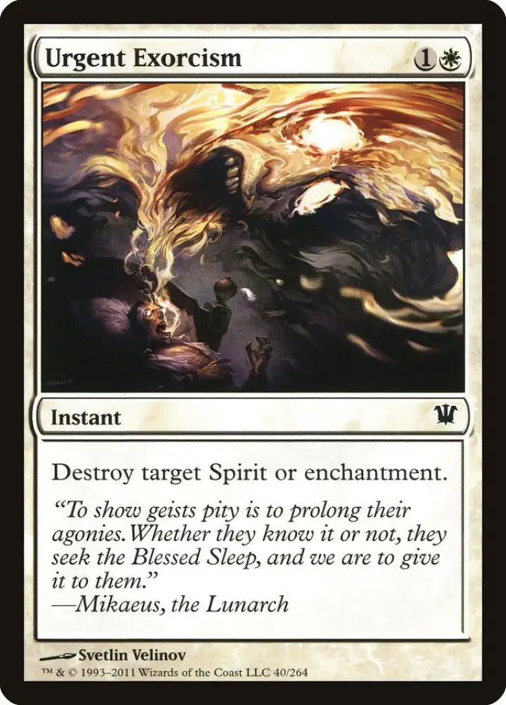 Urgent Exorcism [Innistrad] - MTG Single