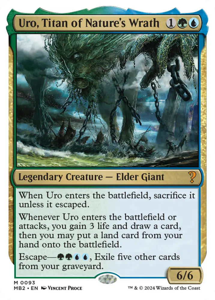 Uro Titan of Nature’s Wrath [Mystery Booster 2] - MTG Single
