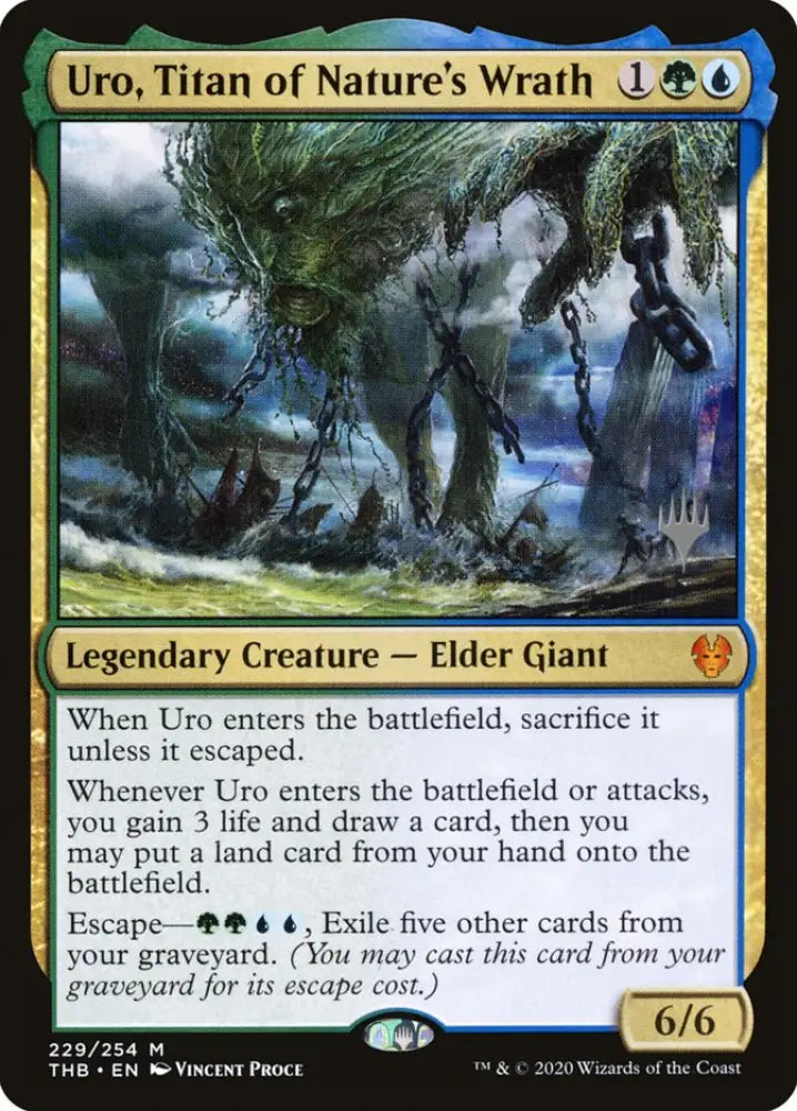 Uro Titan of Nature’s Wrath (Promo Pack) [Theros Beyond Death Promos] - MTG Single