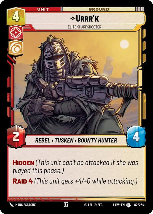 Urrr'k - Elite Sharpshooter (82/264) [A Lawless Time]