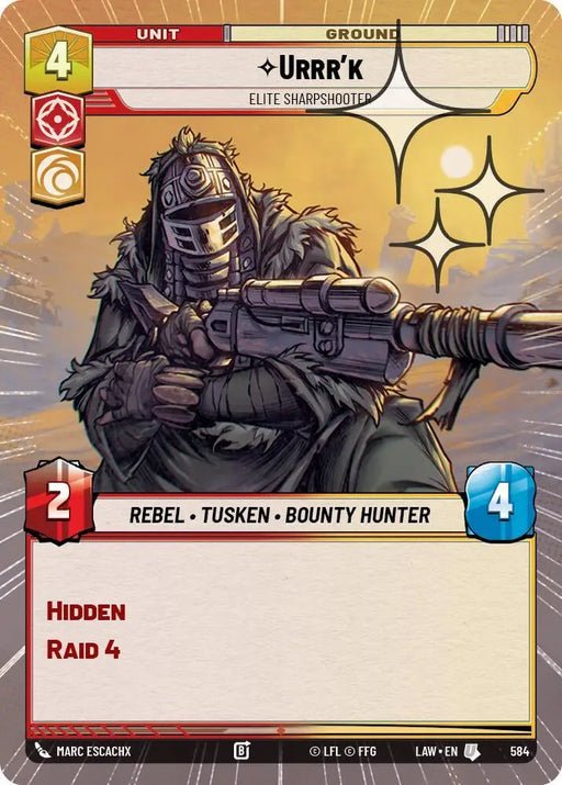 Urrr'k - Elite Sharpshooter (Hyperspace Foil) (584) [A Lawless Time]