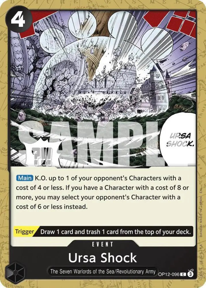 Ursa Shock (OP12-096) [Legacy of the Master]