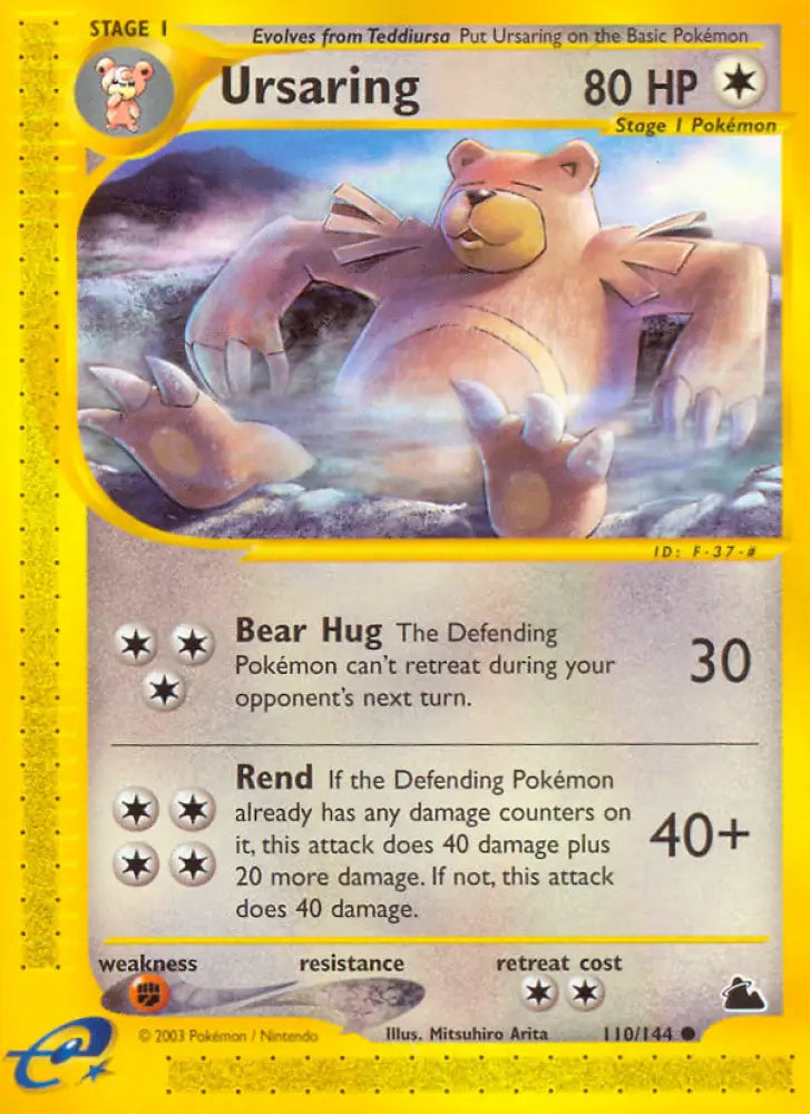 Ursaring (110/144) [Skyridge] - Pokemon Single