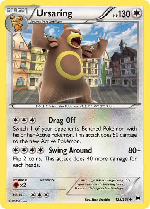 Ursaring (122/162) [XY: BREAKthrough] - Pokemon Single