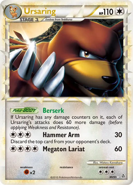 Ursaring (89/95) [HeartGold & SoulSilver: Unleashed] - Pokemon Single