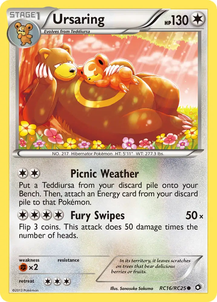 Ursaring (RC16/RC25) [Black & White: Legendary Treasures] - Pokemon Single