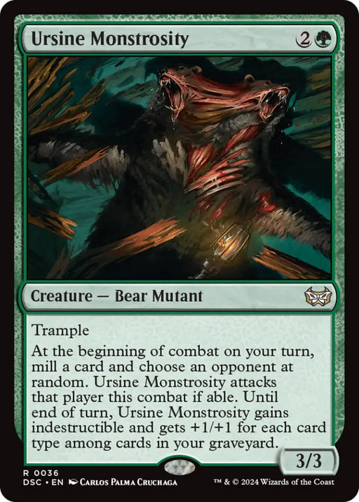 Ursine Monstrosity [Duskmourn: House of Horror Commander] - MTG Single