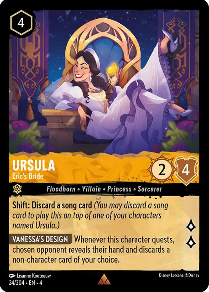 Ursula - Eric’s Bride (24/204) [Ursula’s Return] - Lorcana Single
