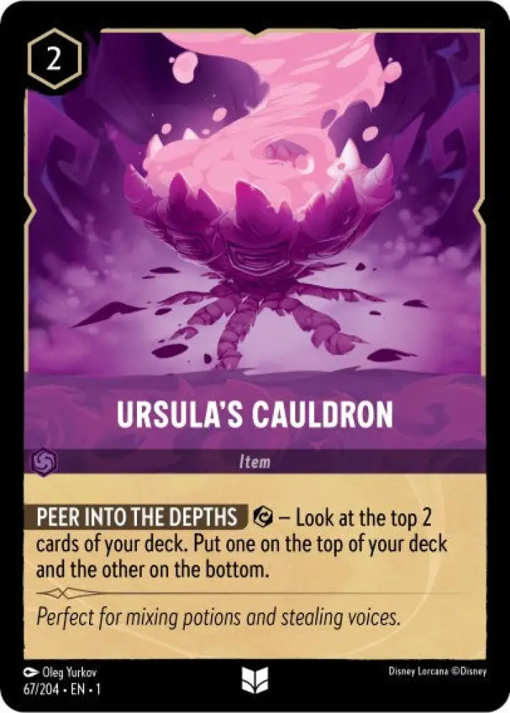 Ursula’s Cauldron (67/204) [The First Chapter] - Lorcana Single
