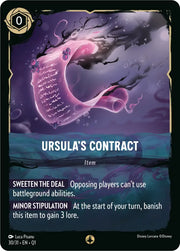 Ursula’s Contract (30/31) [Illumineer’s Quest: Deep Trouble] - Lorcana Single