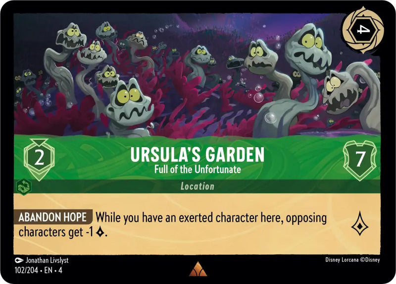Ursula’s Garden - Full of the Unfortunate (102/204) [Ursula’s Return] - Lorcana Single